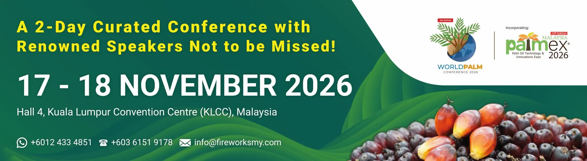 Die 5. Ausgabe der World Palm Conference