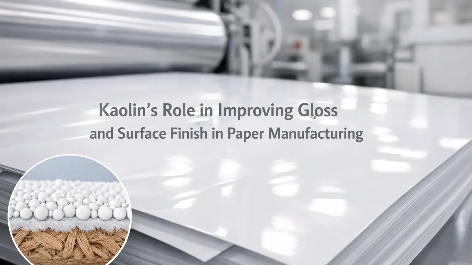 El papel del caolín en la mejora del brillo y el acabado superficial en la fabricación de papel
