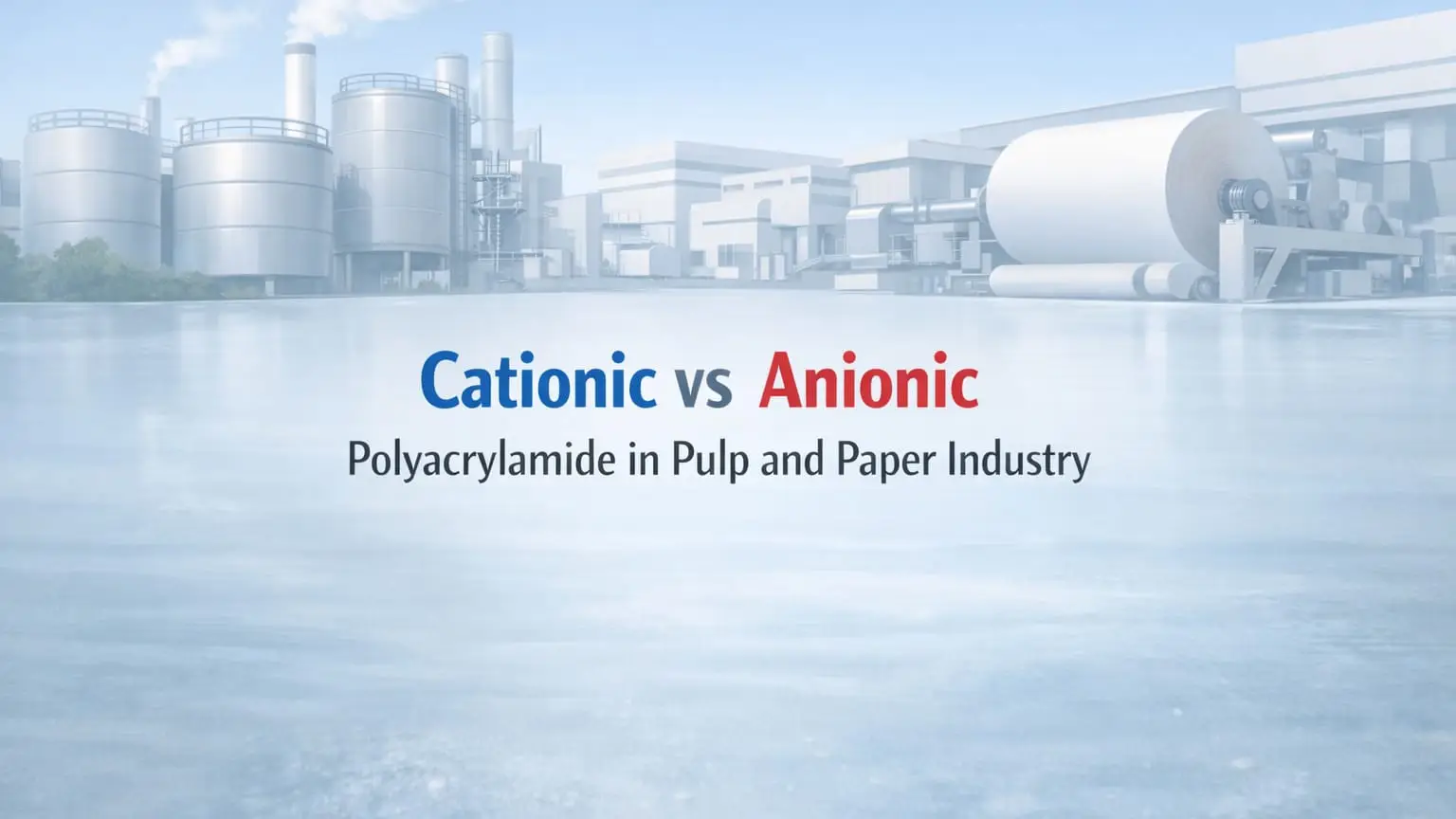 Cationic vs Anionic Polyacrylamide in Pulp and Paper Industry