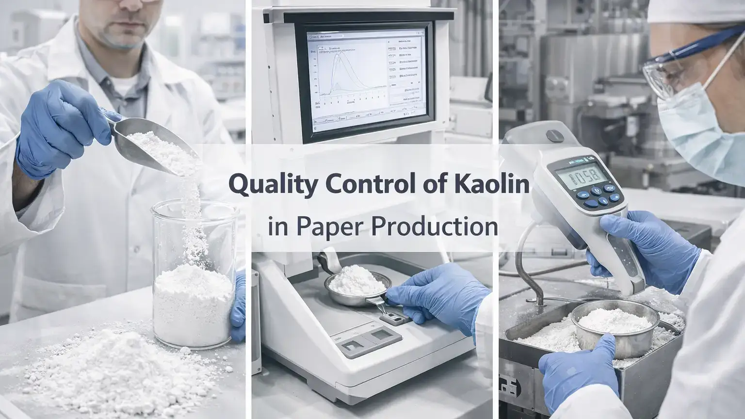 Control de calidad del caolín en la producción de papel