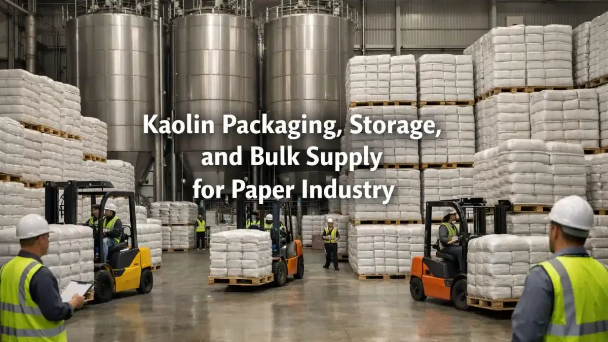 Kaolin Packaging, Storage, and Bulk Supply for Paper Industry